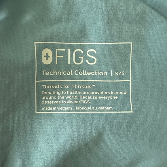 EUC FIGS Cool Blue Tansen scrub pants - Picture 2 of 6